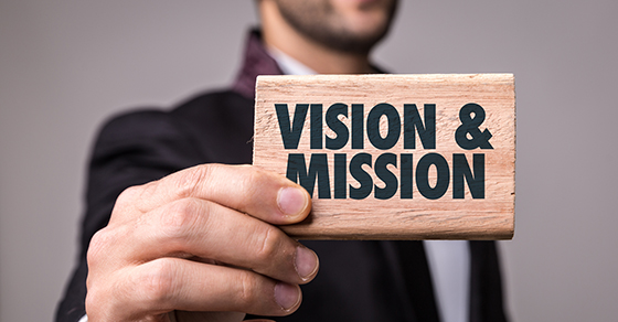 The difference between a mission statement and a vision statement